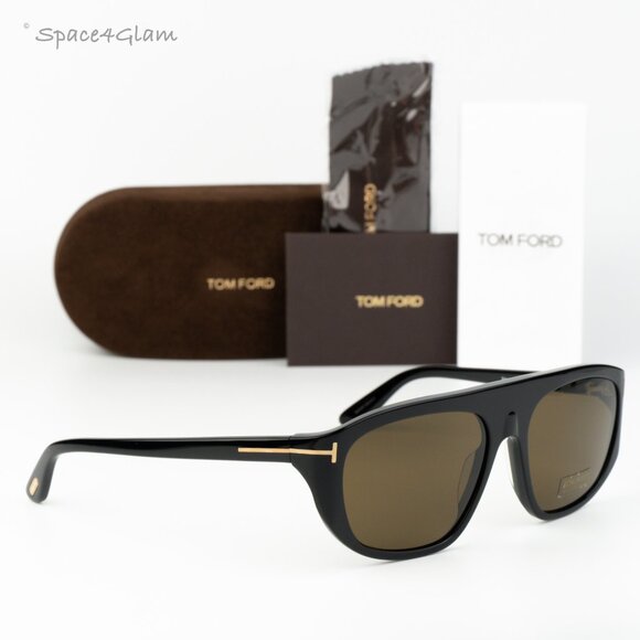 Tom Ford Women Sunglasses Black Roviex Pilot FT1002/S 01J NEW AUTHENTIC main image 11